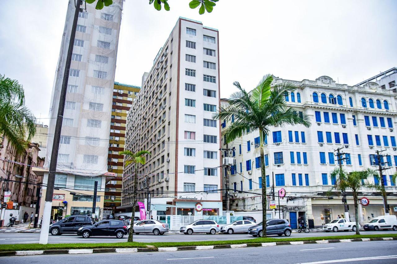 Apto beira mar da Praia do Gonzaga em Santos SP Santos (Sao Paulo) Exterior foto